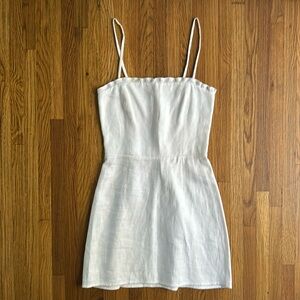 reformation linen dress